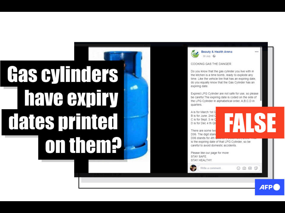 How to determine fake lpg cylinders